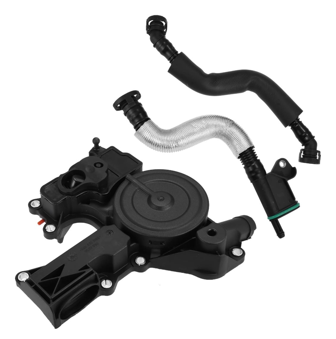 X AUTOHAUX PCV Valve Engine Crankcase Vent Oil Separator Breather Hose Exhaust Pipe Kit 06H103495AH for VW Beetle CC Jetta GTI Passat Tiguan for Audi A3 A4 A5 Q5 TT Hard Resistant