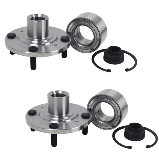 Autoround Pair Front Wheel Hub and Bearing Assembly BR930591K Replacement for Honda Accord 2.3L 1998 1999 2000 2001 2002